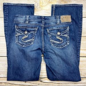SILVER JEANS Suki Surplus Bootcut Denim Jeans